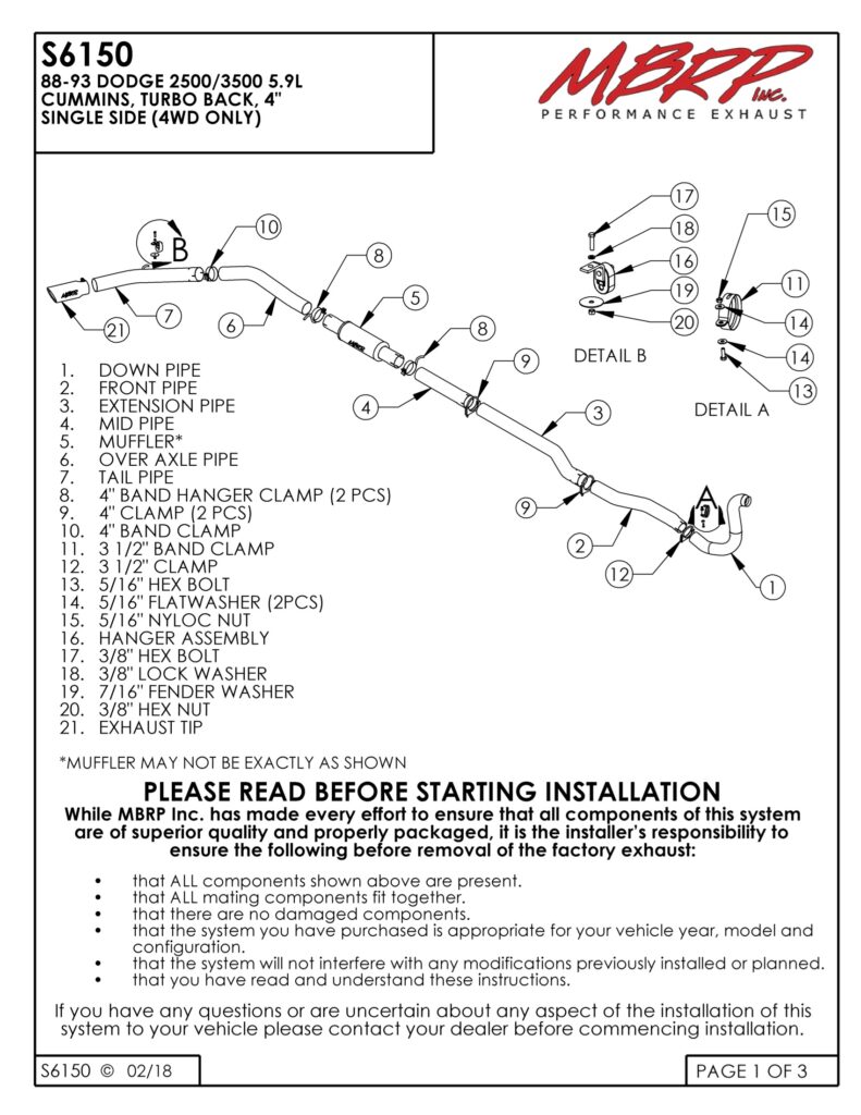 1989-1993 W250/W350 4wd Cummins Diesel 4