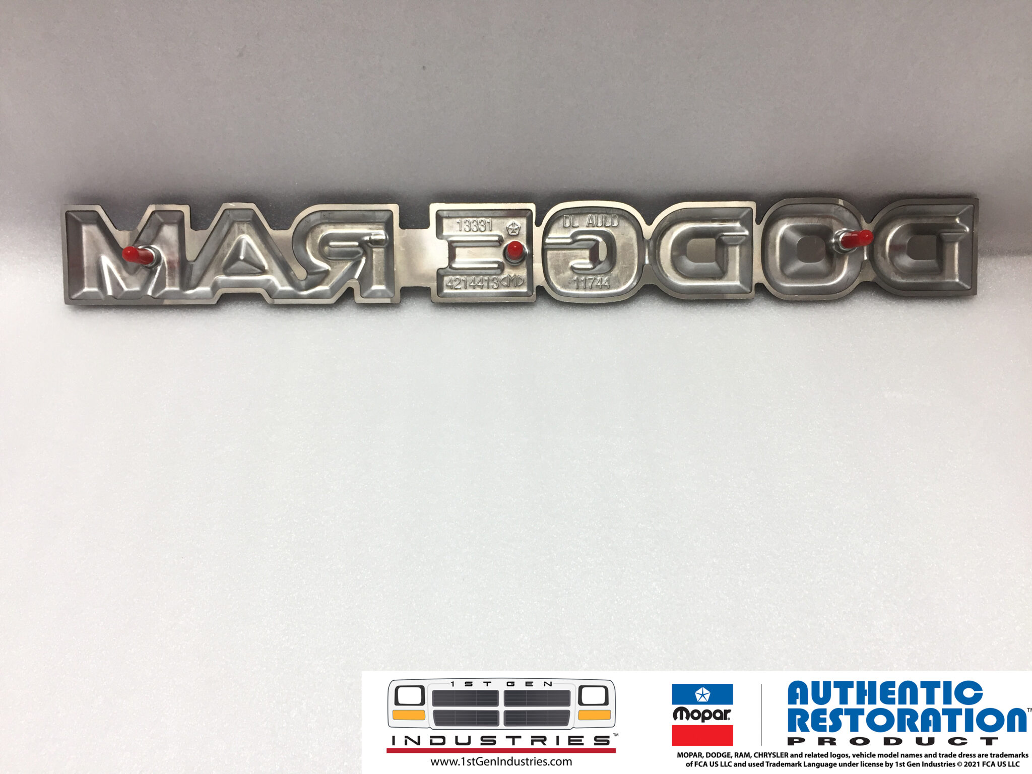 1981 1990 Dodge Ram Tailgate Emblem 1st Gen Industries