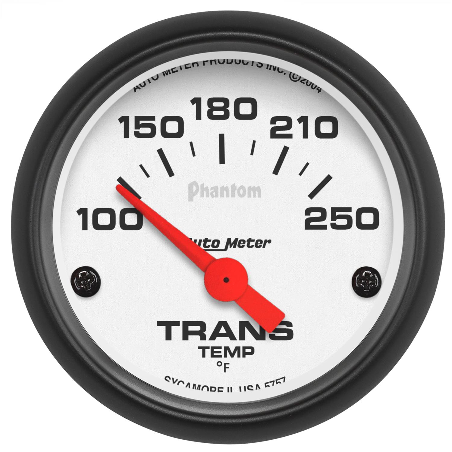 2-1/16 Autometer Phantom Series 100-250F Electric Transmission Temperature  Gauge #5757 - 1st Gen Industries