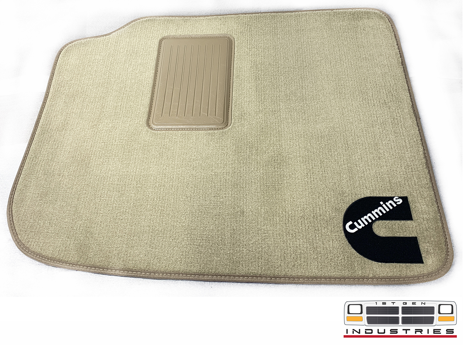 1991-1993 Spice “Tan” Cummins Branded Floor Mats - 1st Gen Industries