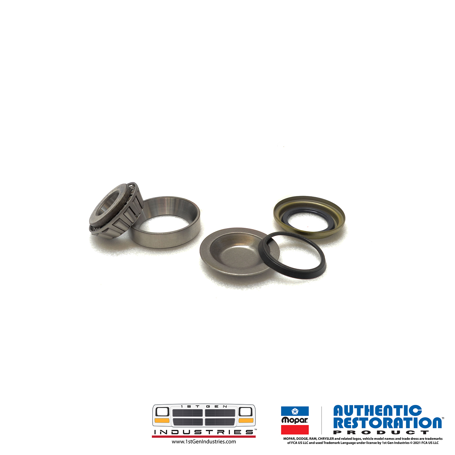 thumbnail interactive-video image 1 of Spicer Lower King Pin Bearing Seal Kit With Bushing For Ford F350 Dana 60 High Pinion Front Axle 1 of 2