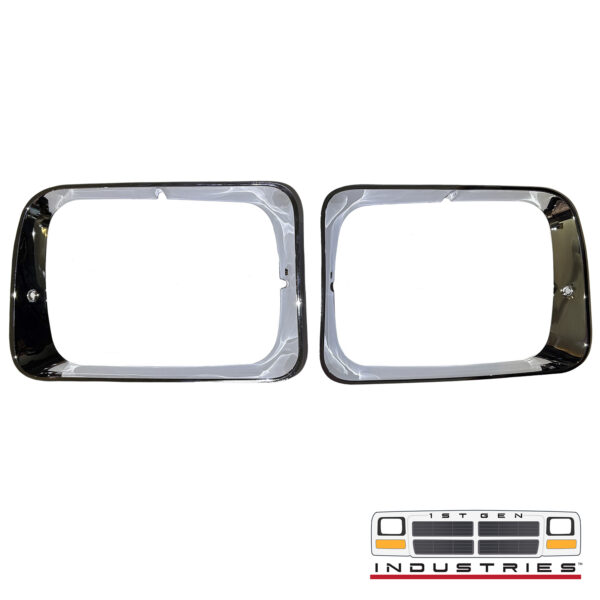 1991-1993 Dodge Truck Chrome Headlight Bezels (Includes both driver and passenger side)