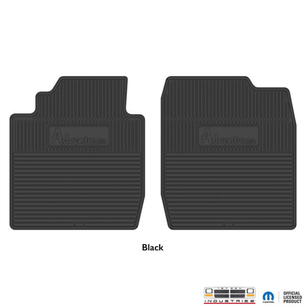 1972-1980 - Standard Rubber Floor Mats - Adventurer Logo